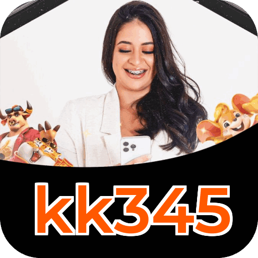 Interface do aplicativo kk345 mostrando jogos disponíveis no iOS e Android